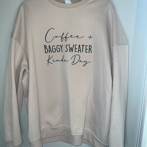 Casual Cream Sweater